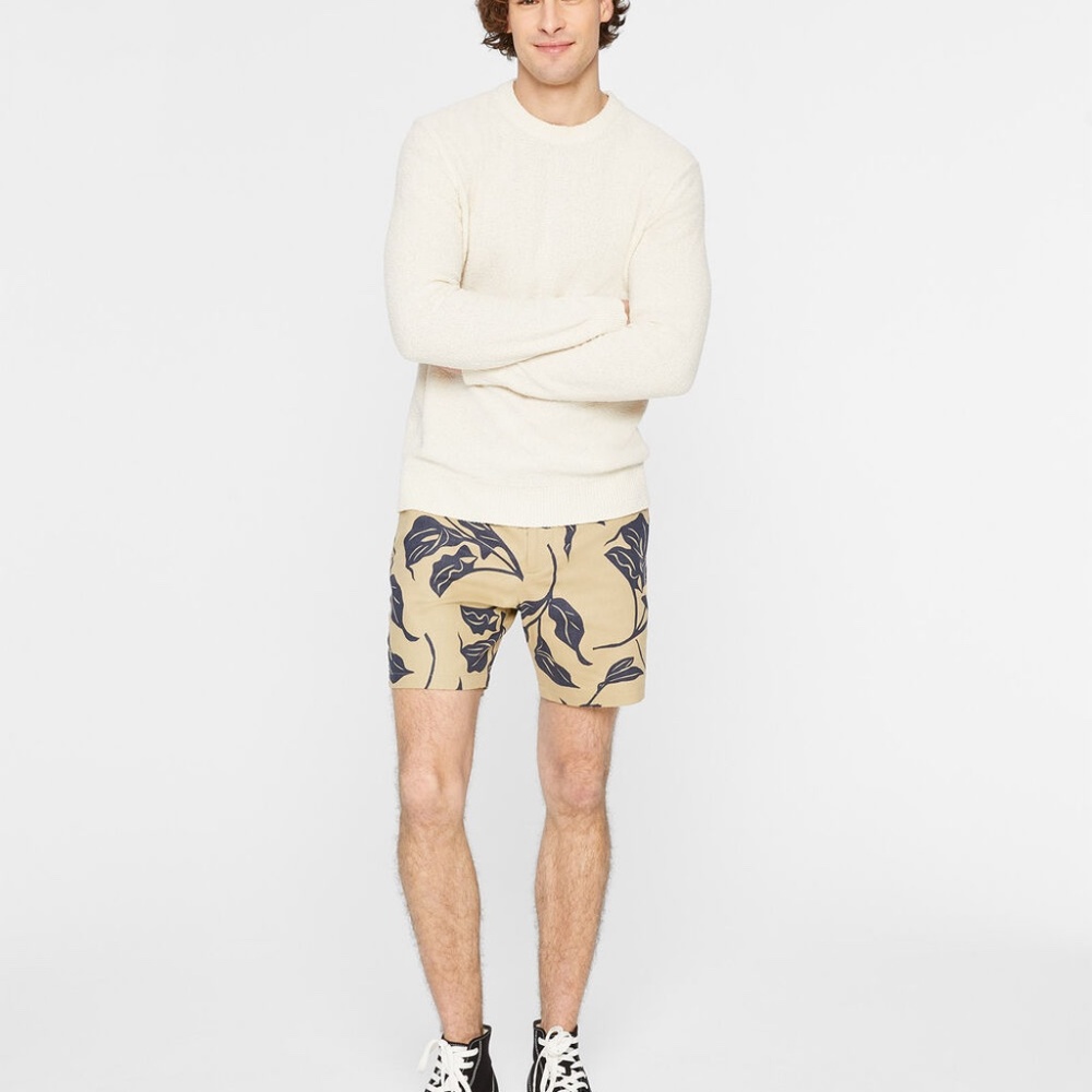 Baxter Printed 7" Shorts - Brand New - NEVER WORN - Tan